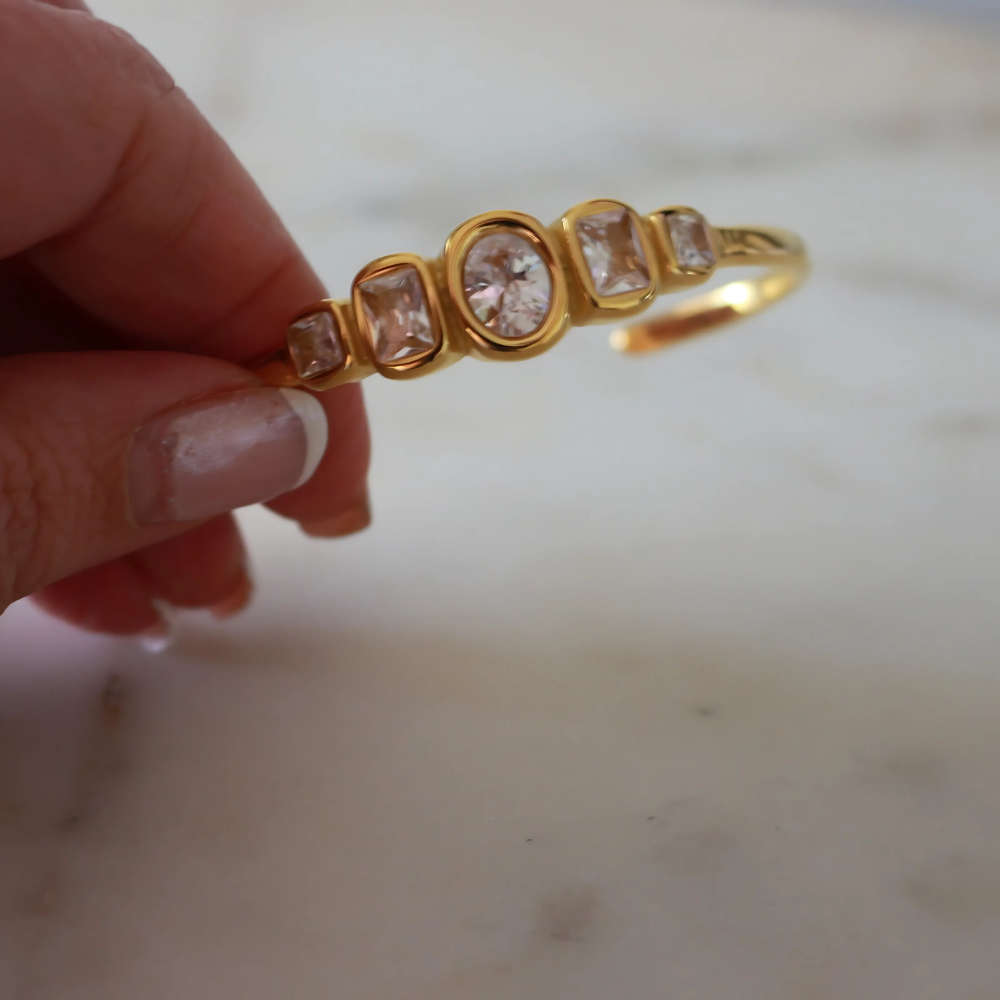 Monroe Bracelet - Beaded Bracelet - Stainless Steel