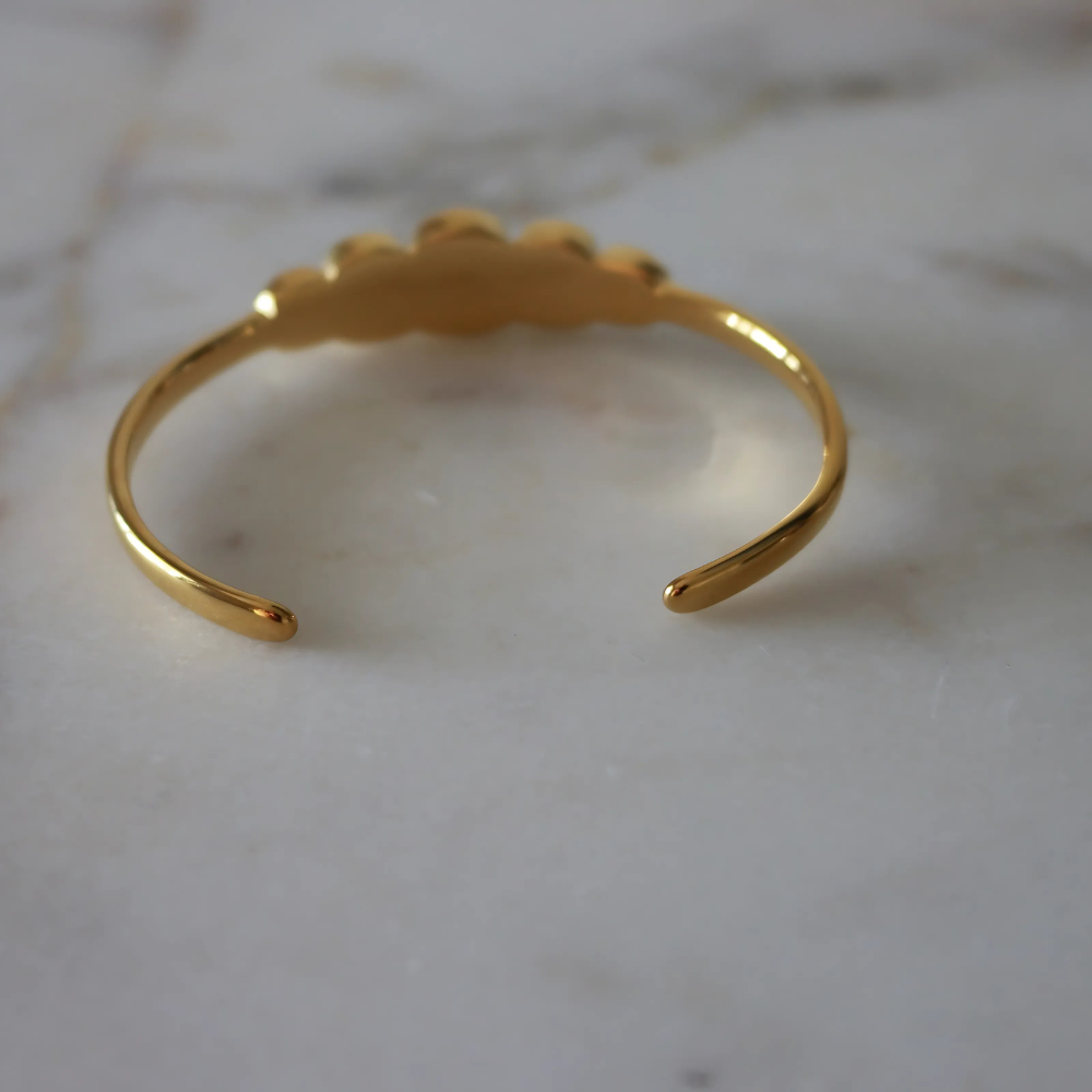 Monroe Bracelet - Beaded Bracelet - Stainless Steel