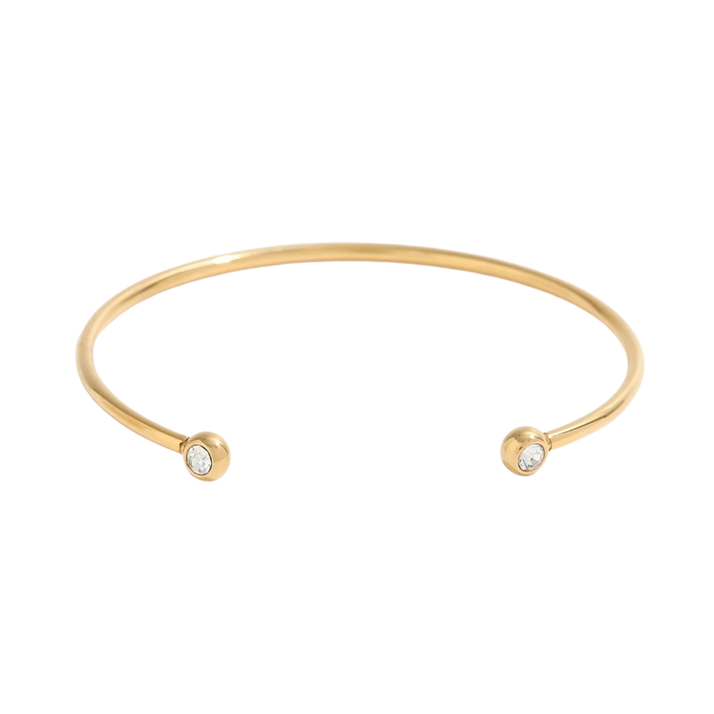 Crystal Sphere Cuff Bracelet ~ Deep South Originals