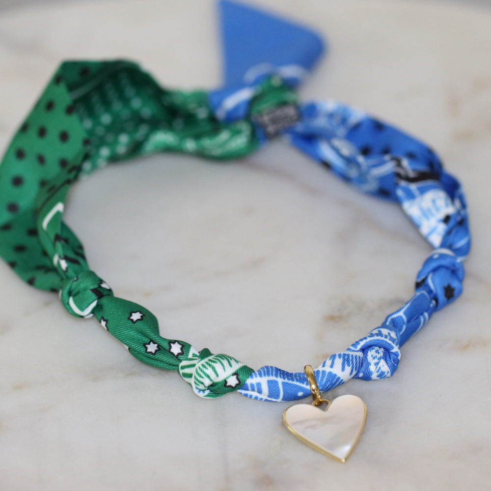 High Tide Heart Scarf Necklace