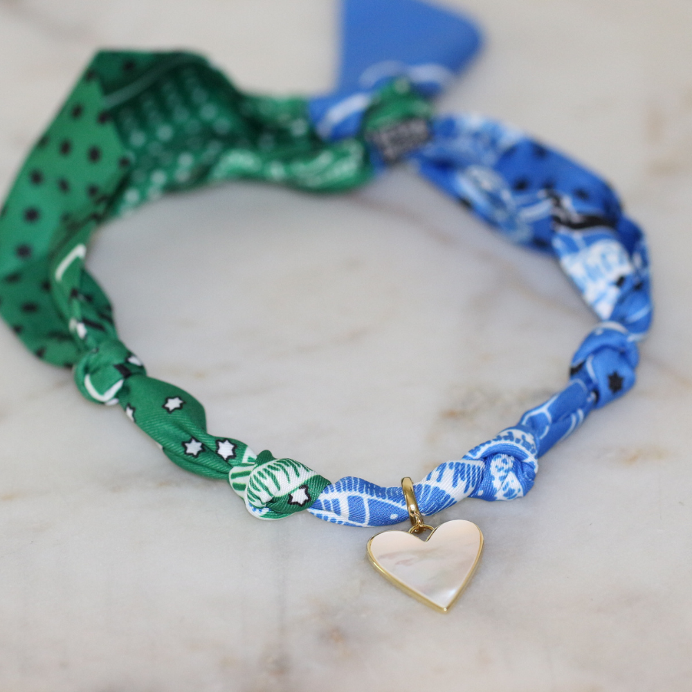 High Tide Heart Scarf Necklace