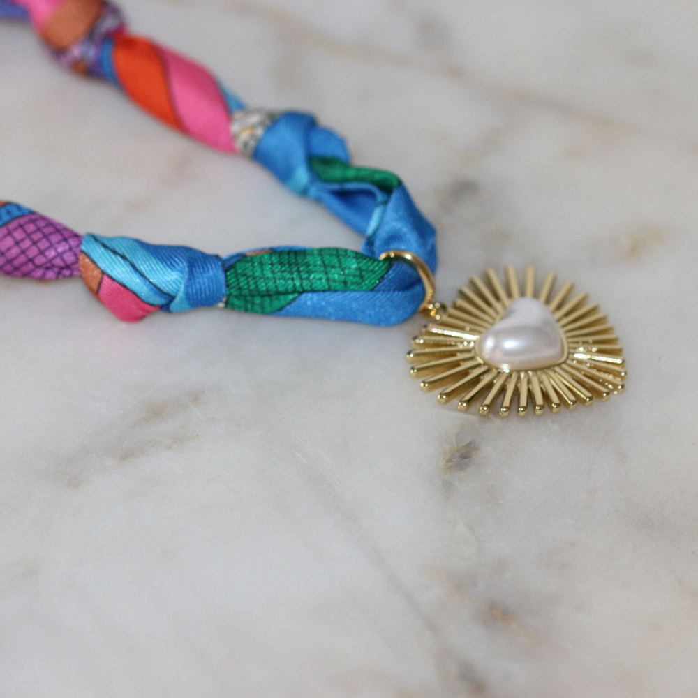 Summer Love Scarf Necklace