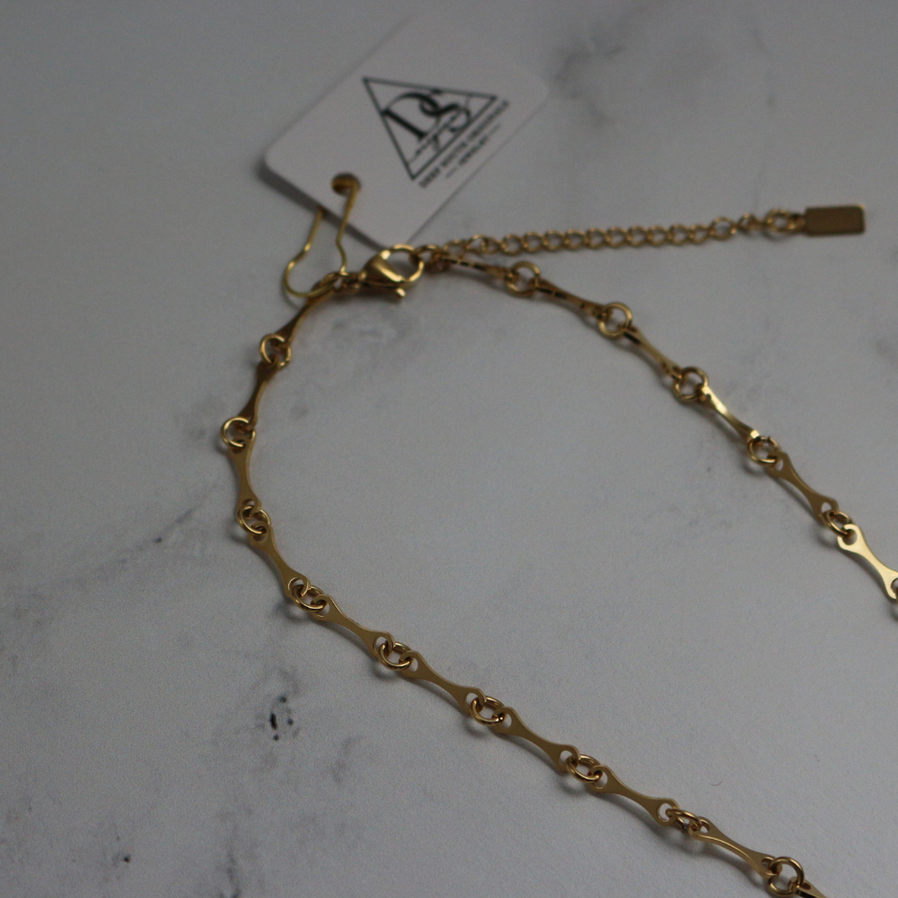 Blade Chain – Waterproof 14k PVD Gold Necklace