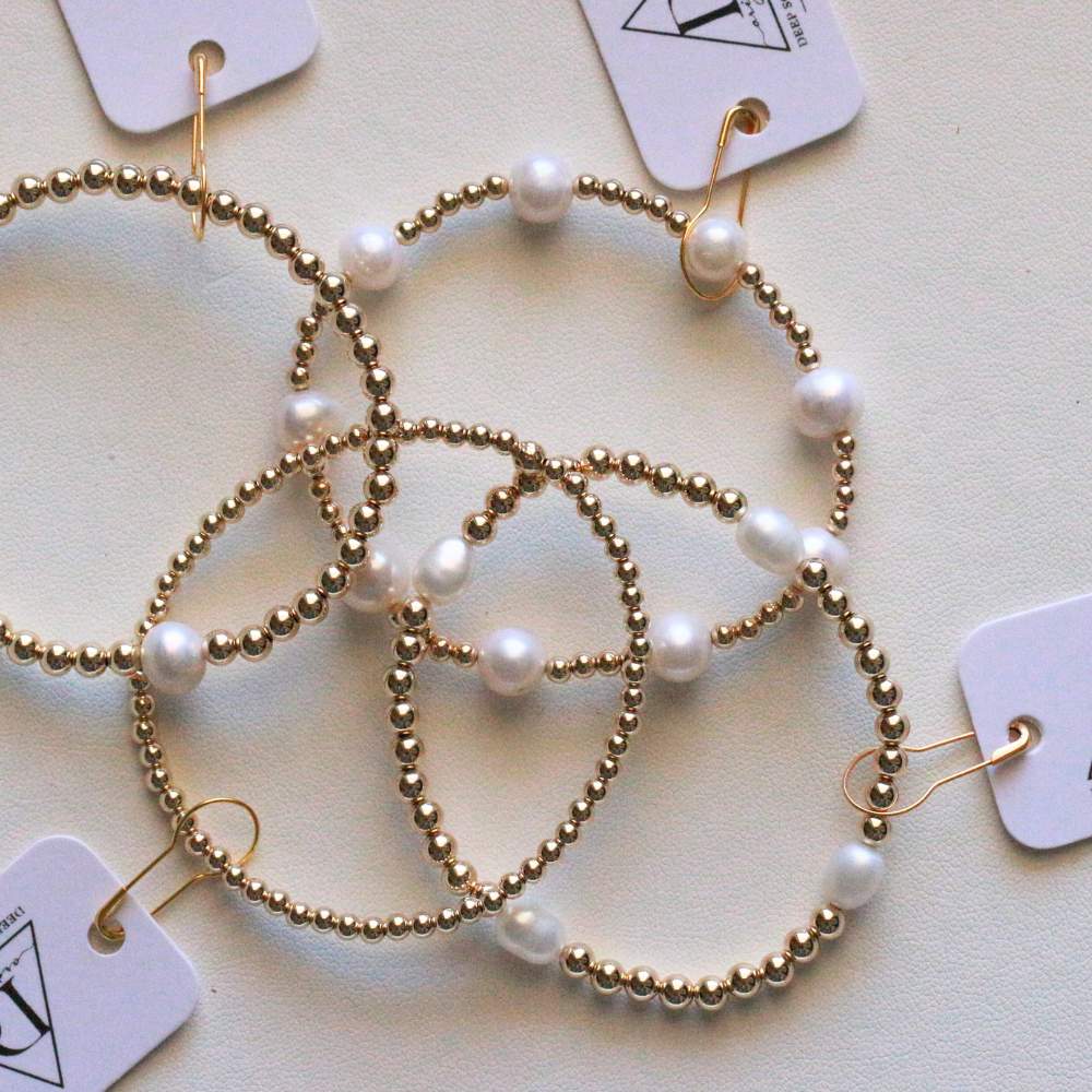 Annie Bracelet - Gold Filled Beaded Bracelet - 14k Gold Filled