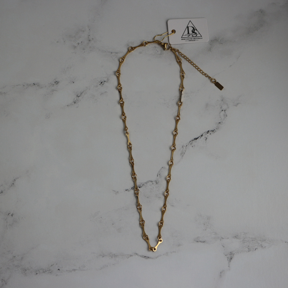 Blade Chain – Waterproof 14k PVD Gold Necklace