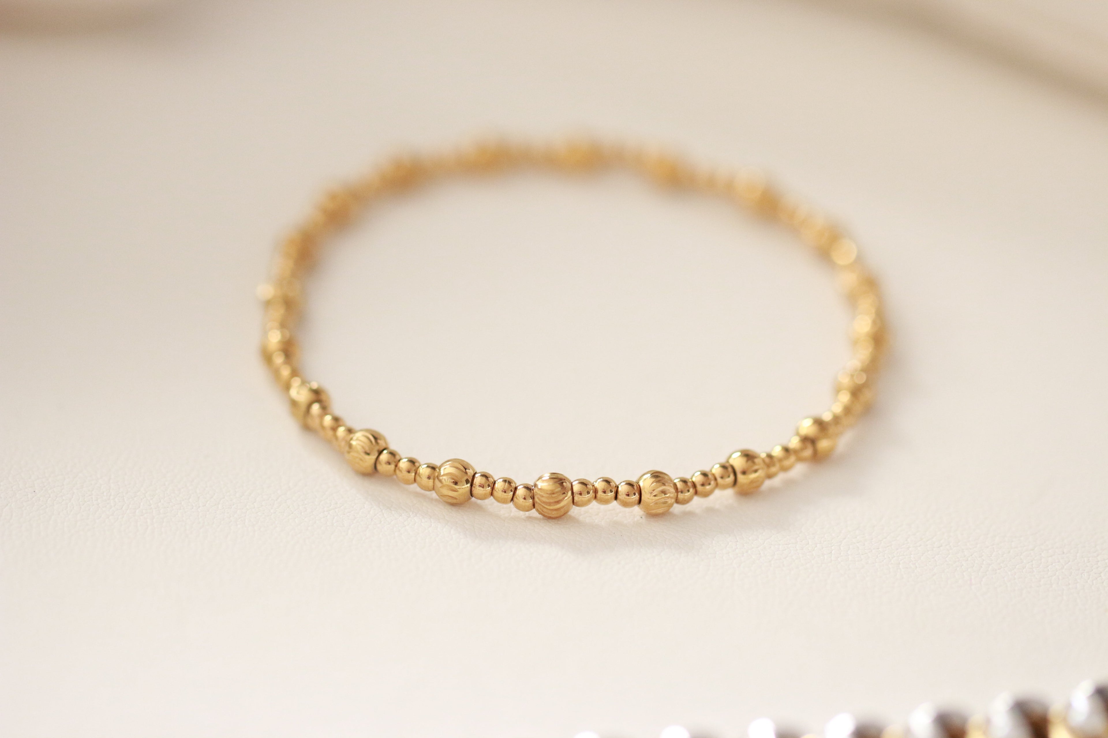 Textured Elegance Beaded Bracelet ~ Deep South Originals