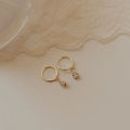 April Raindrop Dangle Hoops
