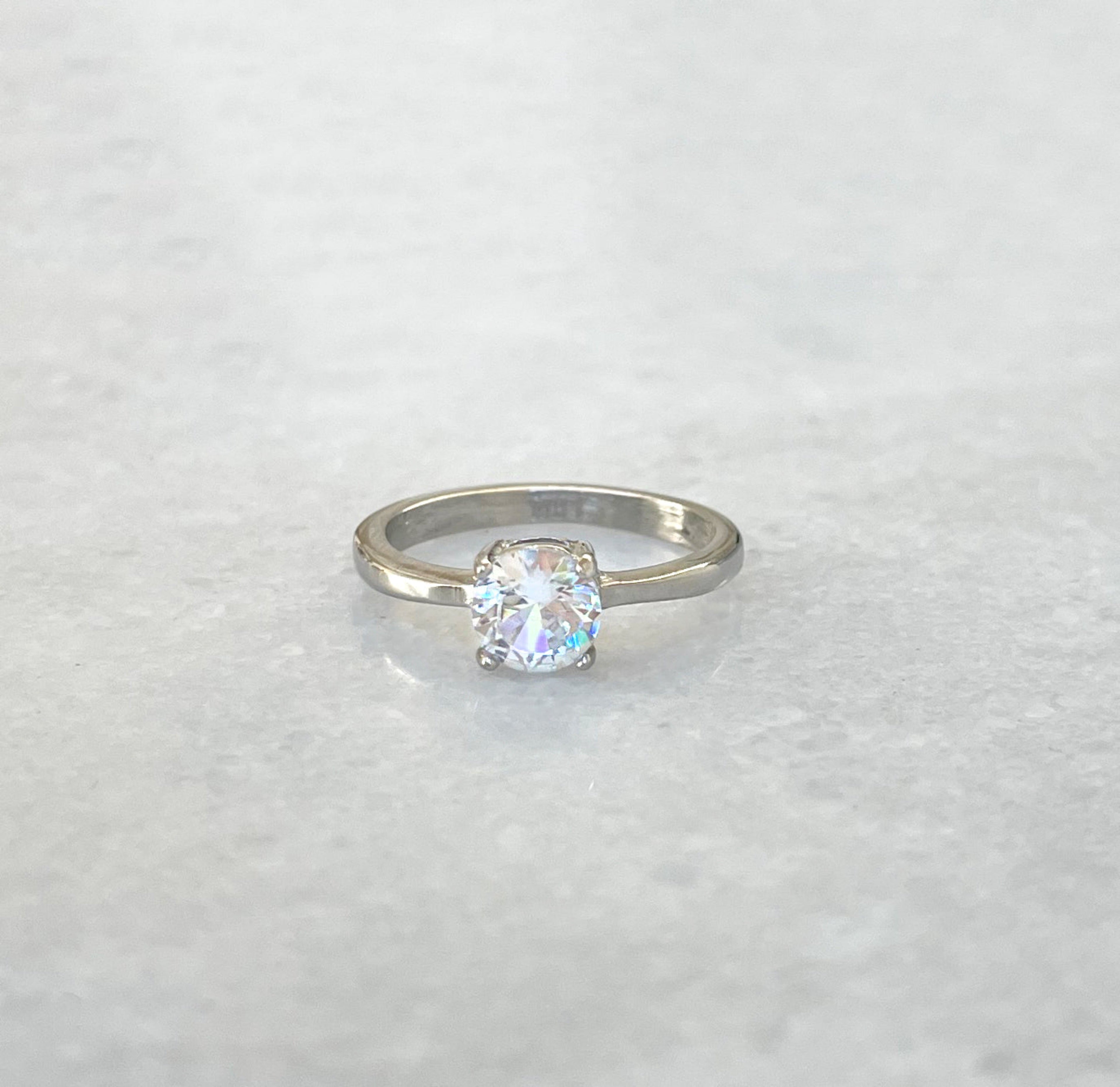 TIFFANY CZ DIAMOND PROMISE RING