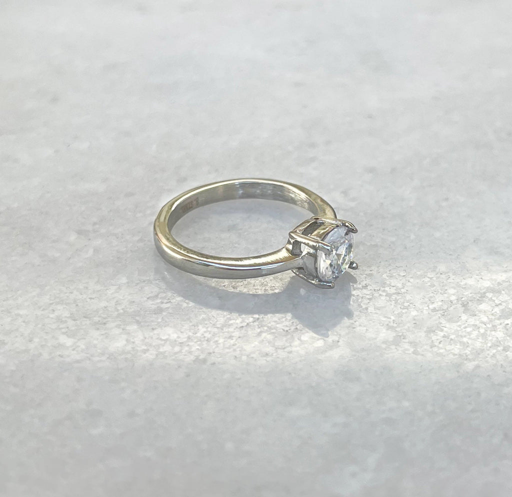 TIFFANY CZ DIAMOND PROMISE RING