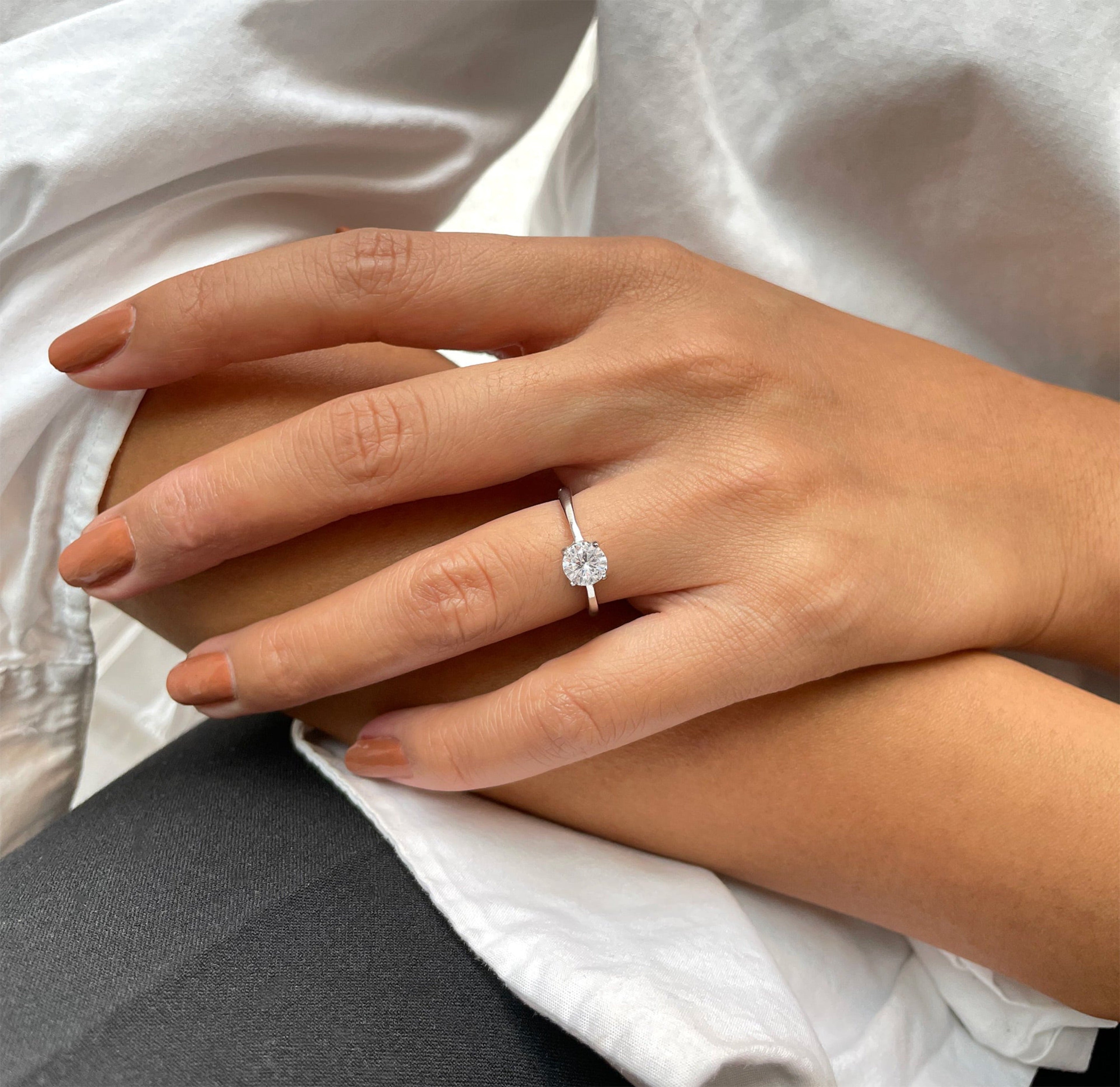 TIFFANY CZ DIAMOND PROMISE RING