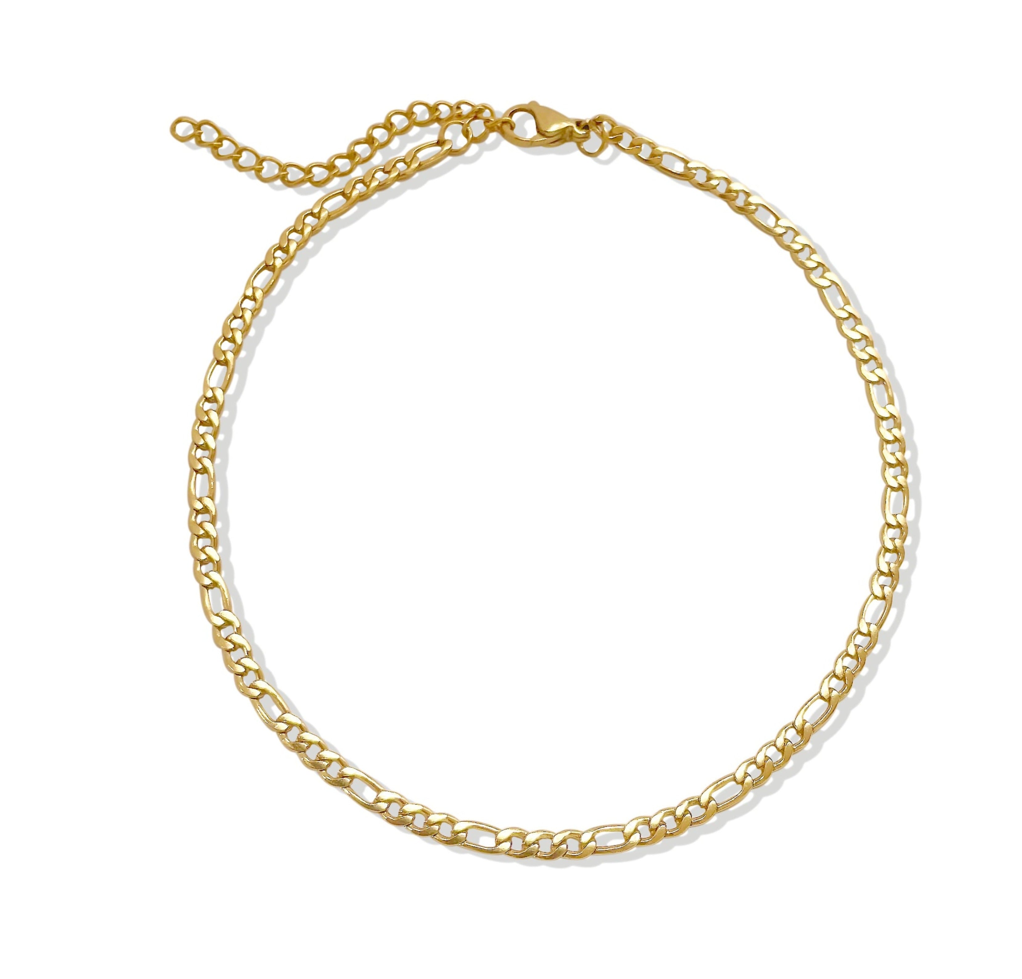 BOBBI DAINTY GOLD FIGARO ANKLET