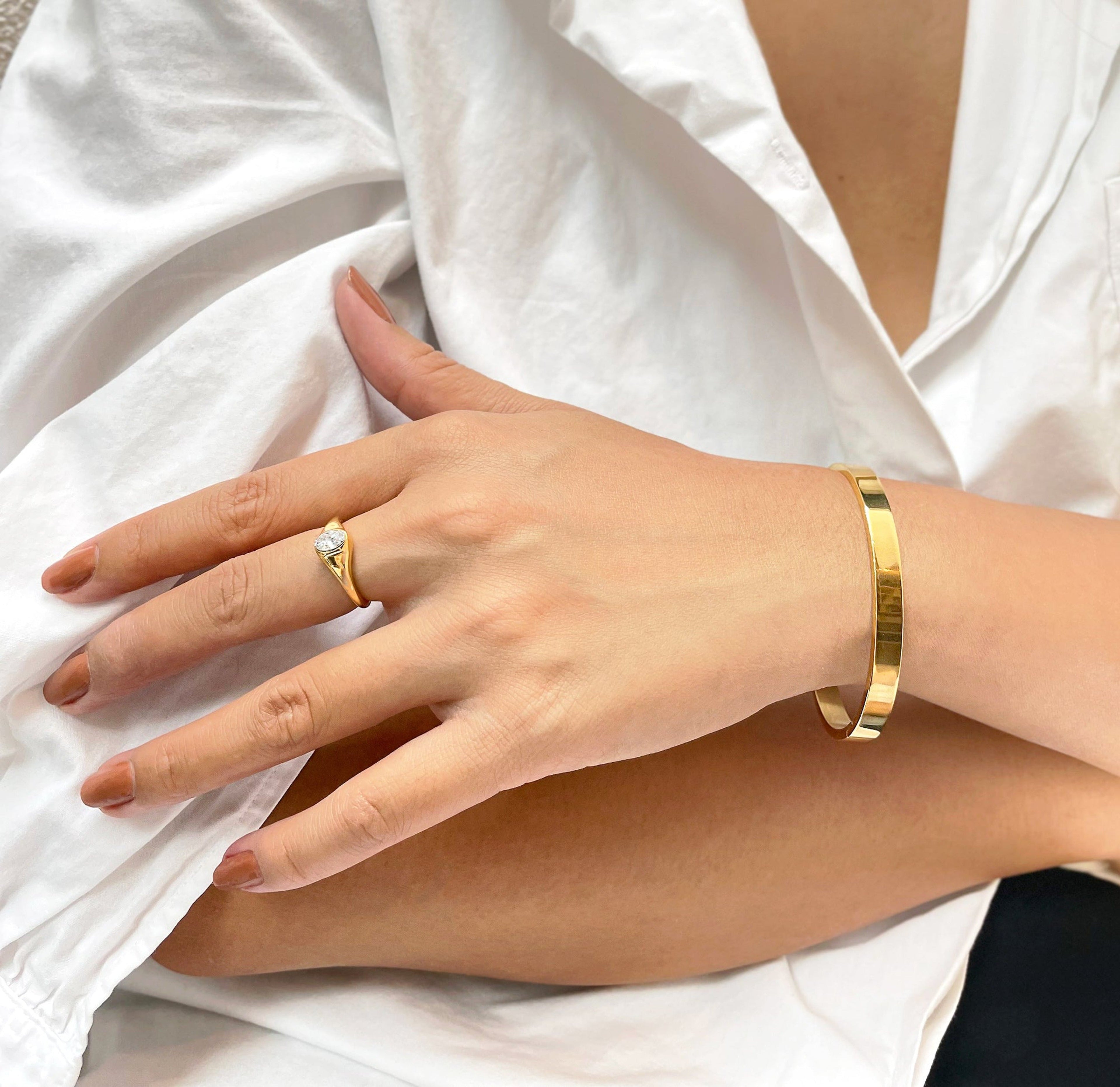 KATE GOLD CUFF BRACELET