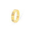 CARRIE 18K GOLD PAVE STACKABLE RING