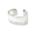 EBONIE SILVER BOLD ASYMMETRICAL CUFF BRACELET
