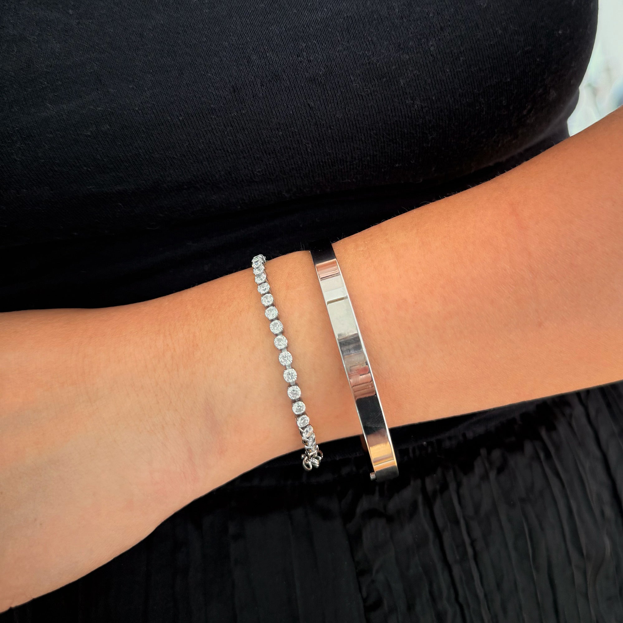 KATE SILVER CUFF BRACELET