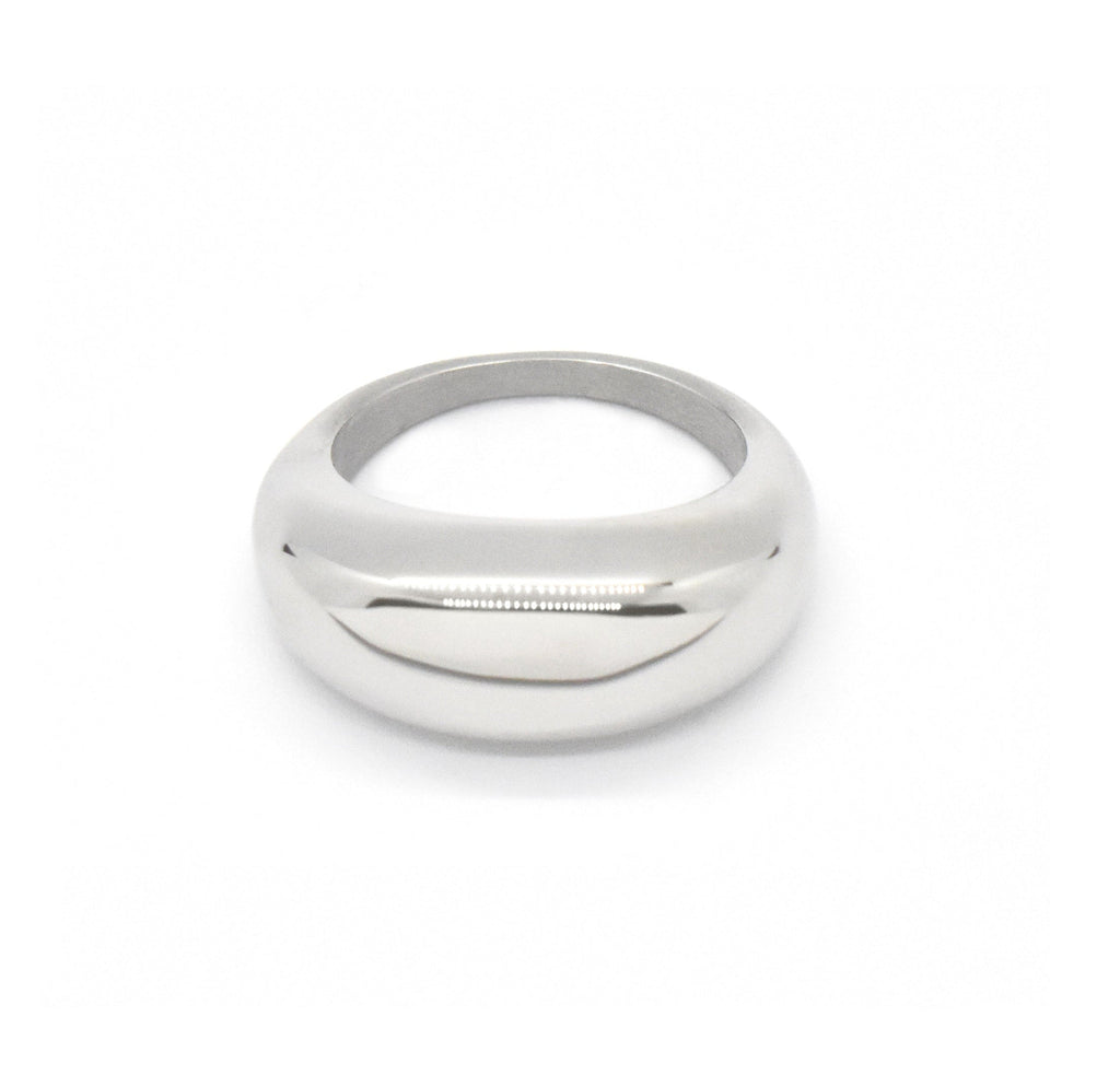 CAPRI SILVER DOME BUBBLE RING