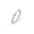 VERA SILVER CZ DIAMOND OPEN CLAW RING