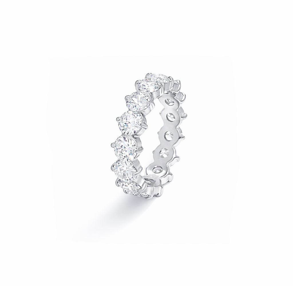 EVERLEIGH SILVER ETERNITY RING