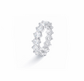 EVERLEIGH SILVER ETERNITY RING