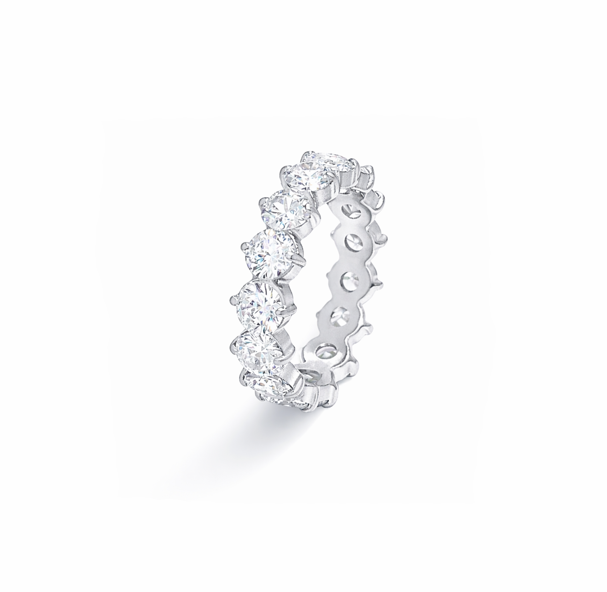 EVERLEIGH SILVER ETERNITY RING