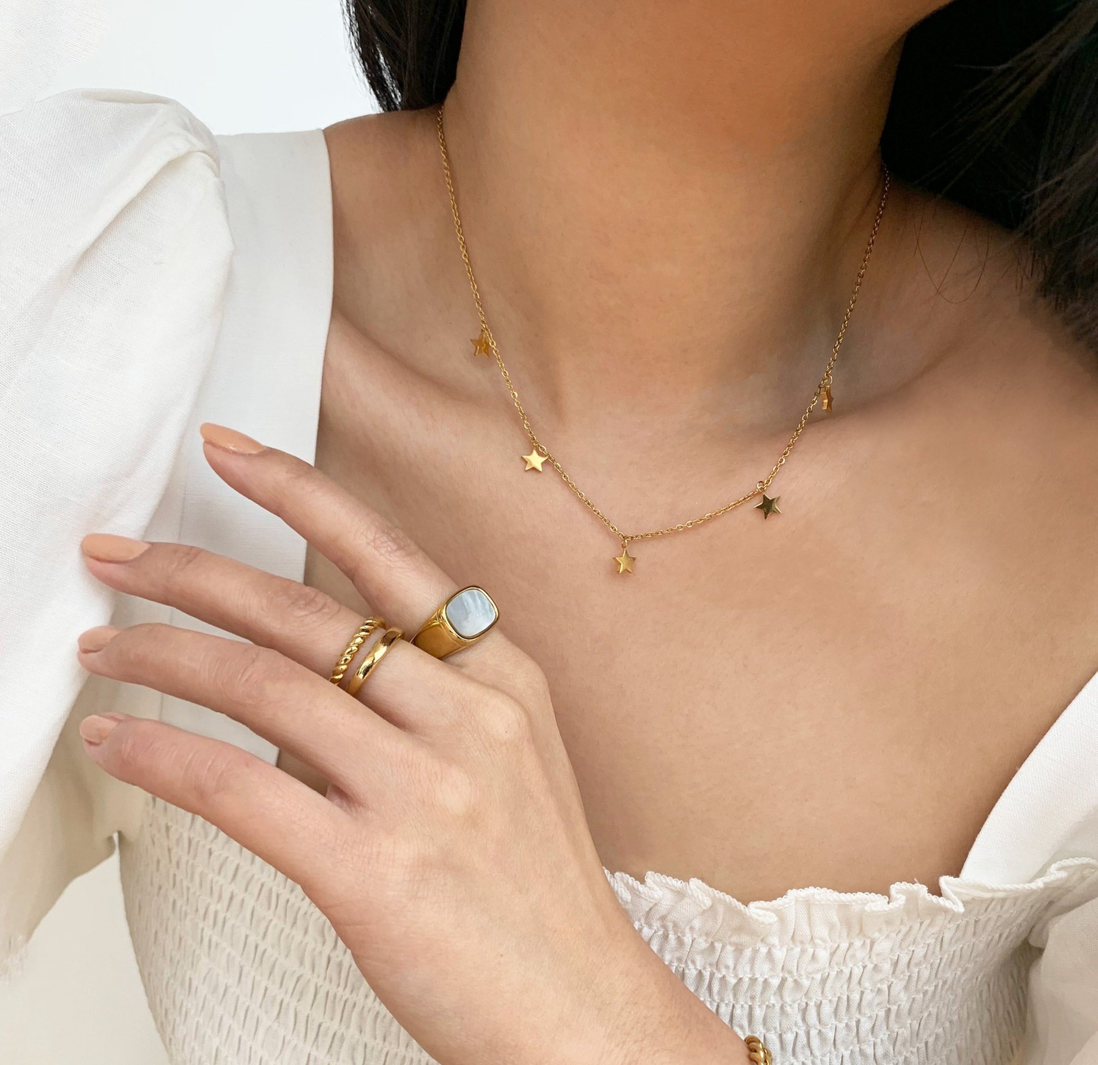 BIRDY GOLD DOUBLE BAND RING