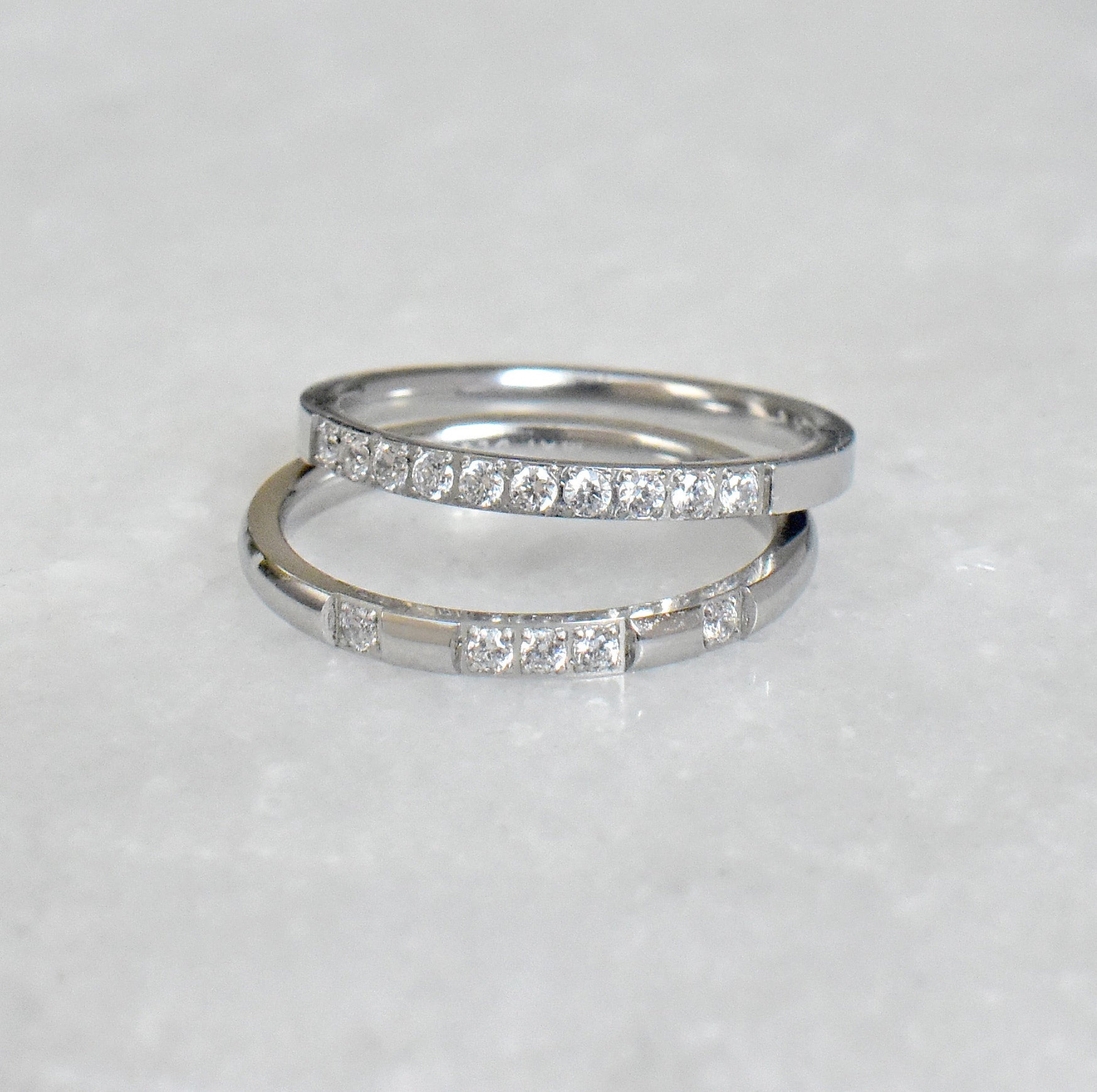 STELLA SILVER ETERNITY STACKABLE RING